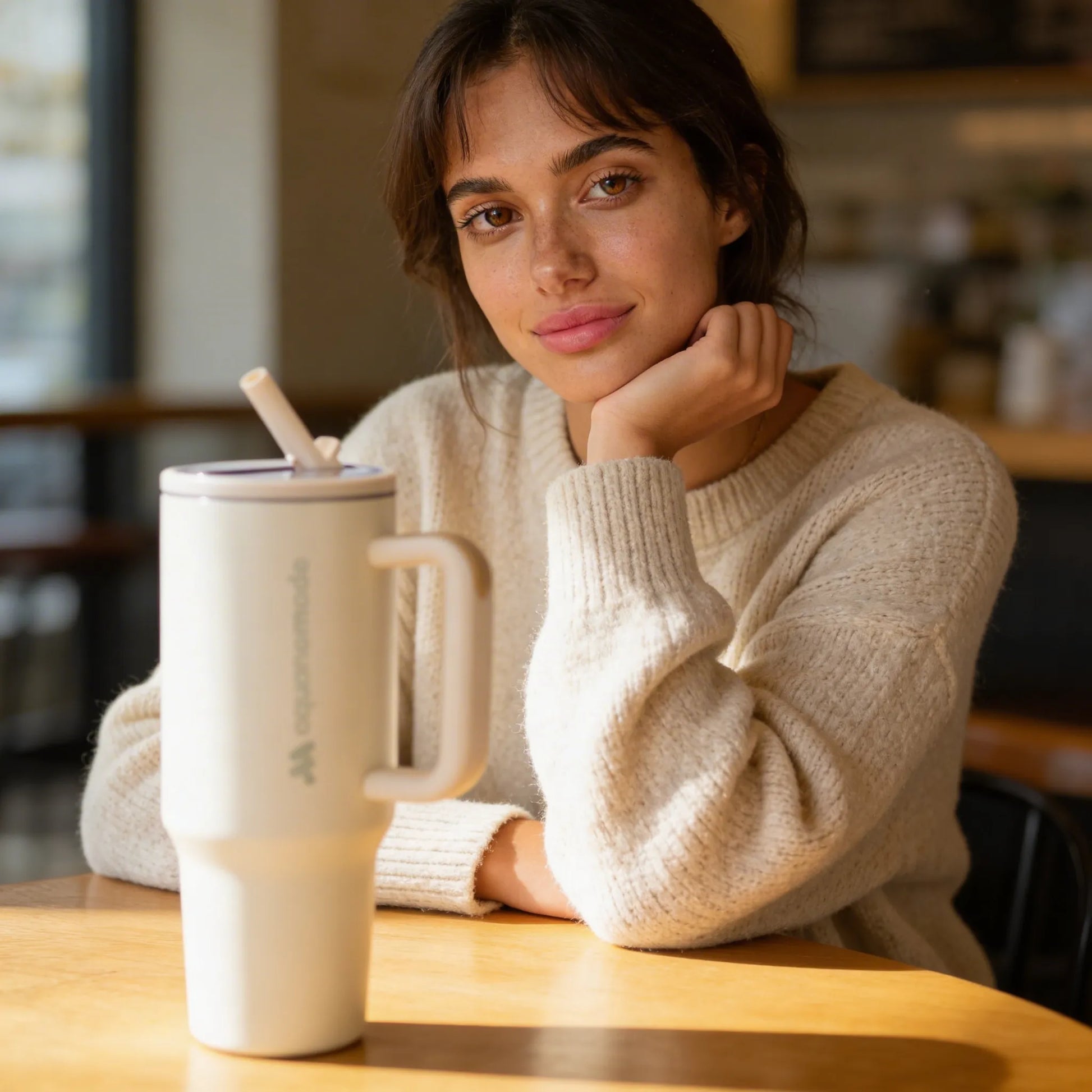 Thermos Café Isotherme - Blanc Cassé - Aquanomade